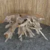 Product image 11 of the product “Console, made from unique teak root- Approx. 120cm Length and 80cm Height. The shape may vary. ”